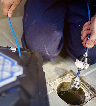 [Translate to Netherlands:] Inspektion und Ortung mit Wöhler Kamera