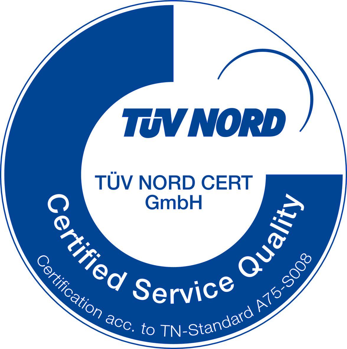TÜV Certified Service Quality