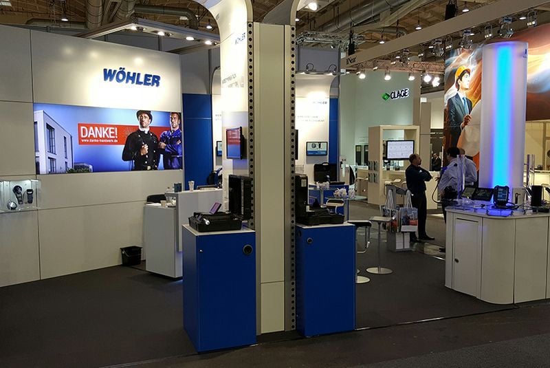 Beursstand van Wöhler aan de GET Nord
