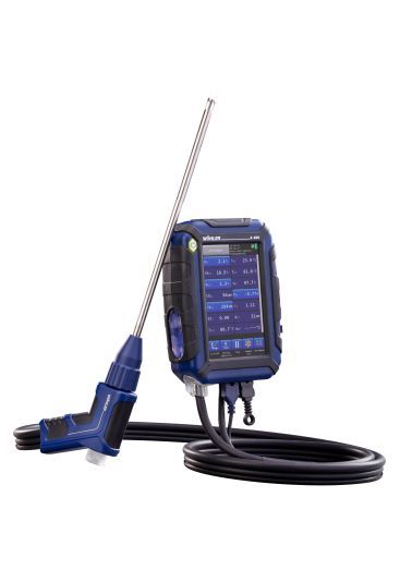 Wöhler A 450 NL rookgasmeter 17 h accu