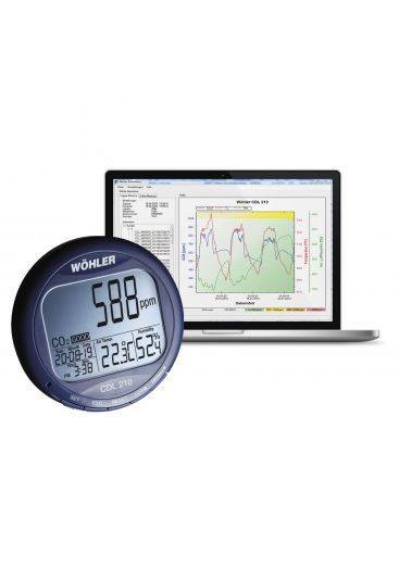 Wöhler CDL 210 CO2-datalogger