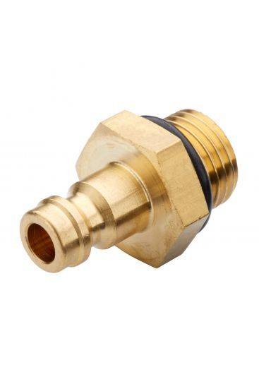 Hoge druk aansluitnippel 1/4"-Bu Ms