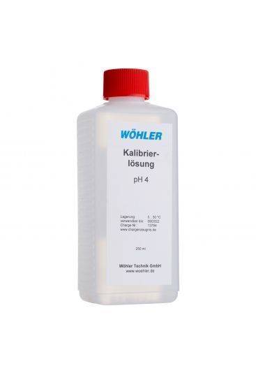Flacon 250 ml ijkoplossing pH 4