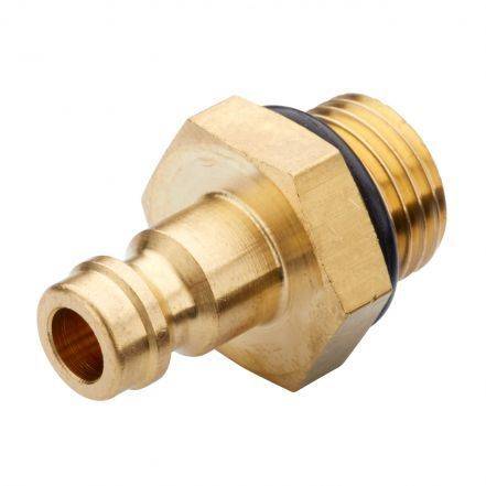 Hoge druk aansluitnippel 1/4"-Bu Ms