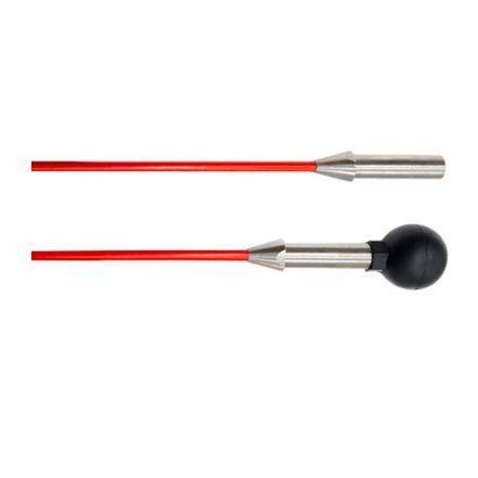 Glasvezelstang 5 m, rood, ø 7 mm