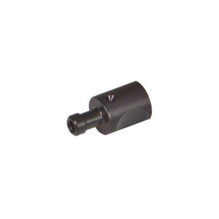 Slangpilaarnippel ø 15 x 31 mm kunststof