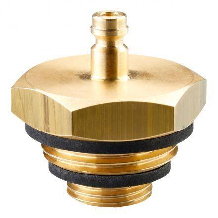 Hoge druk aansluitnippel 1/2"-Bu en
