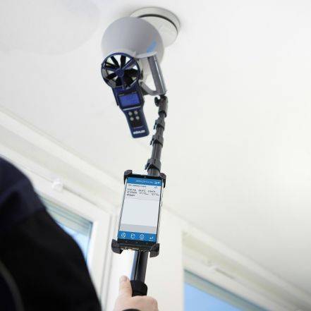 Debietmetingen ventilatiesystemen toe- en afvoer 